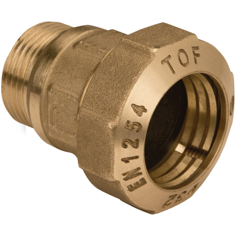 Raccord Effebi tof push - mâle - pe 32 - 26 x 34 Effebi 10010006pfb