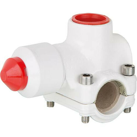 Raccord tube Flamco T-Plus pour tube cuivre, paroi fine acier et inox 22x1/2"x22