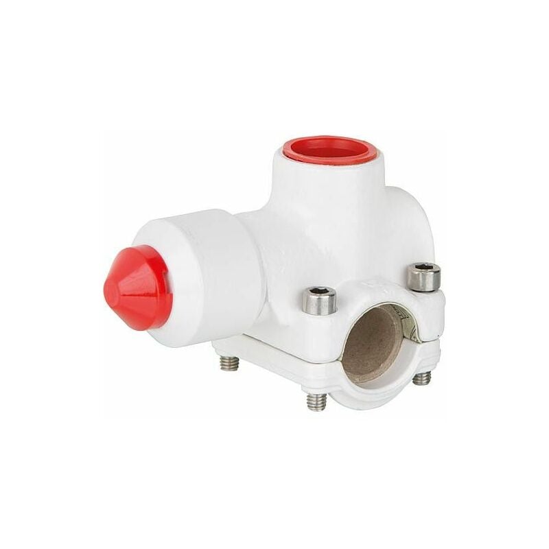 Raccord tube Flamco T-Plus pour tube cuivre, paroi fine acier et inox 28x3/4'x28