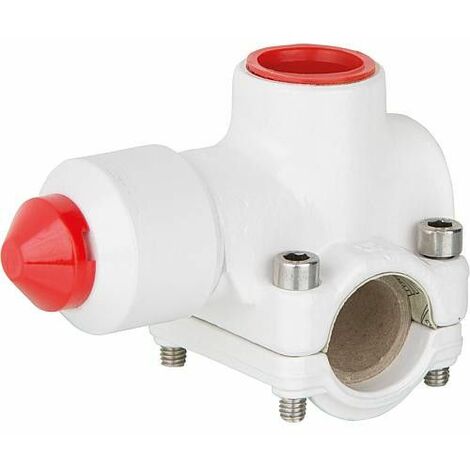 Raccord tube Flamco T-Plus pour tube cuivre, paroi fine acier et inox 42x3/4"x42