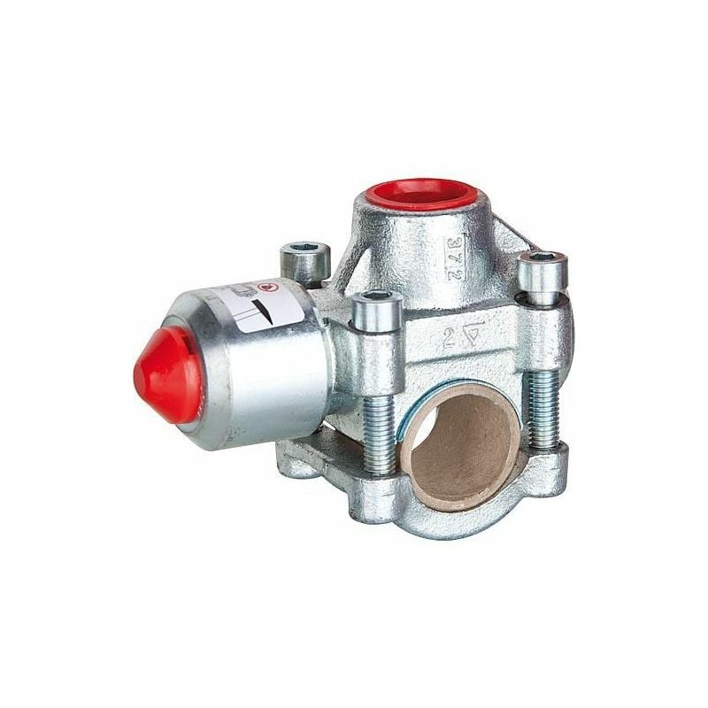 Flamco - Raccord tube T-Plus pour tube fileté acier 3/4'x1/2'x3/4'