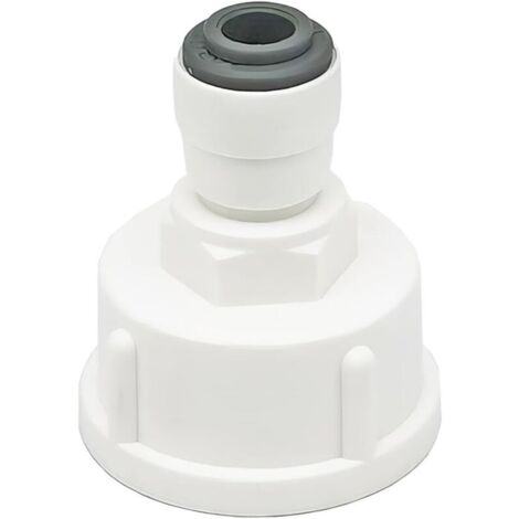 Raccord Tuyau Eau Frigo, Connecteur Rapide 1/4" à Femelle 3/4", Double Joint, Connexion Facile et Sécurisée
