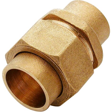Raccord Union 3 pièces Femelle 340 CU - Cuivre Ø35 - Arcanaute