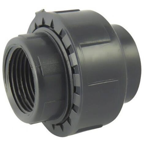 Raccord Union 3 pièces Femelle / Femelle avec joint torique EPDM Ø A: 20mm  Ø B: 1/2''