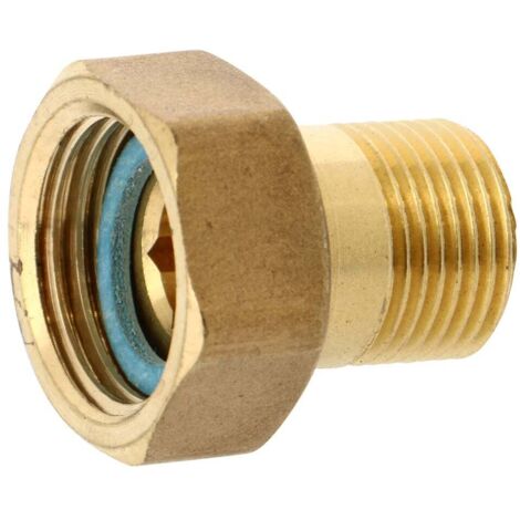 Raccord Union à Joint Plat pour vannes Flowmatic Femelle 1/2" - Mâle 3/8" - Thermador