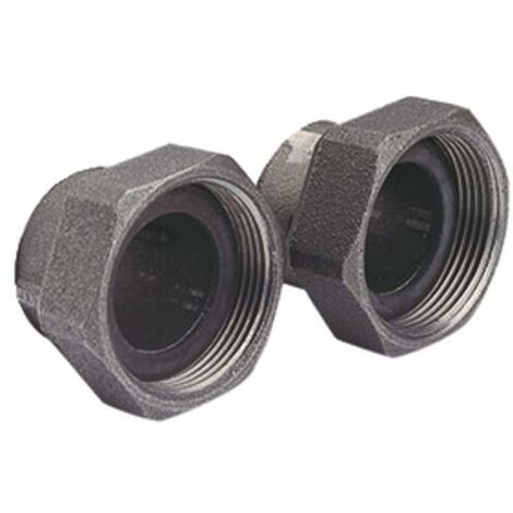 Raccord union acier F1''-F1''1/2 pour circulateur vendu par 2