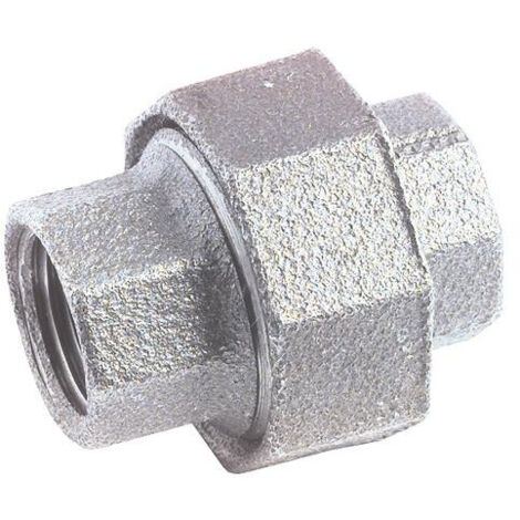 RACCORD UNION CONIQUE FONTE GALVANISEE DOUBLE FEMELLE N° 340
