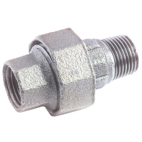 RACCORD UNION CONIQUE FONTE GALVANISEE MALE FEMELLE N° 341