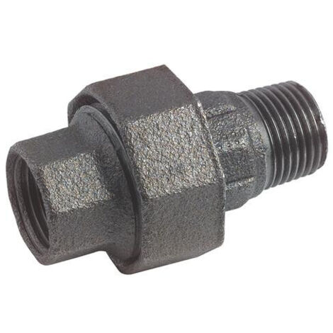 RACCORD UNION CONIQUE FONTE NOIRE MALE FEMELLE N° 341