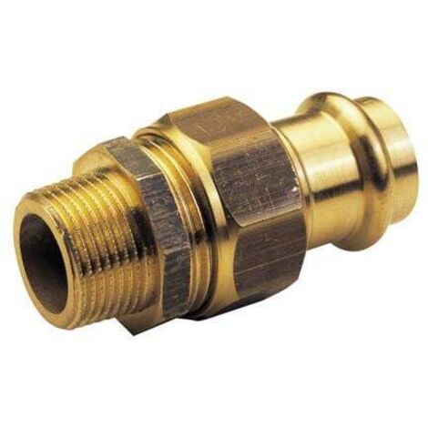 Raccord Union droit Mâle Femelle Ø22 x 1/2" (15/21) à sertir et à visser
