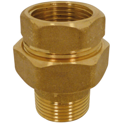 Raccord union droit pompes M/F 33x42