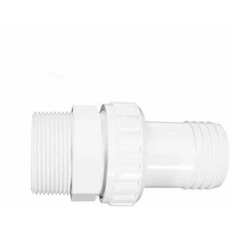 Raccord union econo cannelé 1-1/2 pouce - Blanc - SP1493 - Hayward