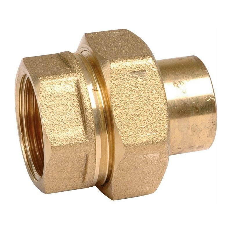 Raccord union laiton droit à souder - f 2' - diamètre 52 mm