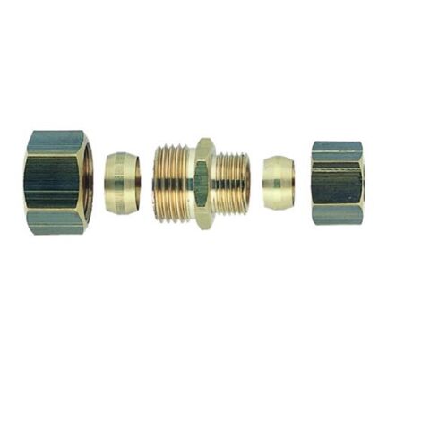 Raccord union laiton réduite biconique - Diamètre 14-16 mm