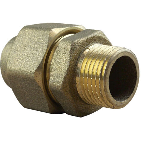 Raccord Union Mâle 3 pièces 341 GCU Ø3/8" (12/17) - Cuivre Ø12 - Arcanaute