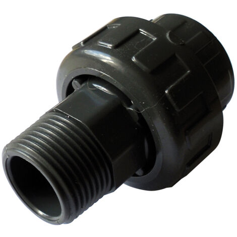 RACCORD UNION PVC F à coller x M à visser Ø40mm - 33x42