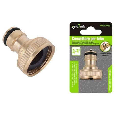 1pc, Tuyau D'arrosage De Jardin Connecteur Rapide En Plastique 1/2 3/4''  1'' Double Raccord Mâle Raccord Adaptateur Ensemble D'extension Pour Tuyau  Système D'irrigation - Temu France