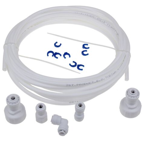 Raccord universel pour frigo américain 6m – Tube diamètre 6.35mm – Pièce détachée réfrigérateur – Compatible avec modèles standards – Universeel