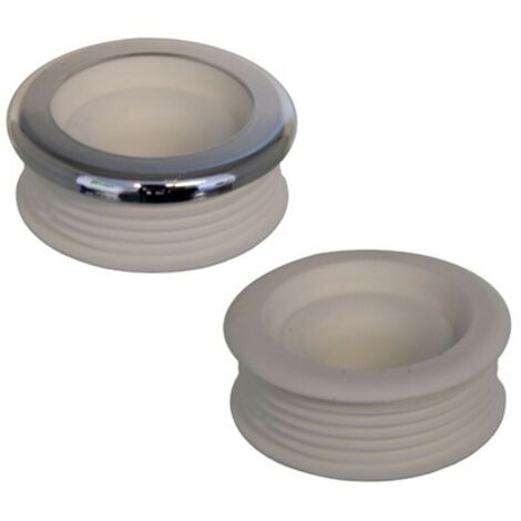 Raccord universel pour tube de chasse clair avec rosace pour Euro WC