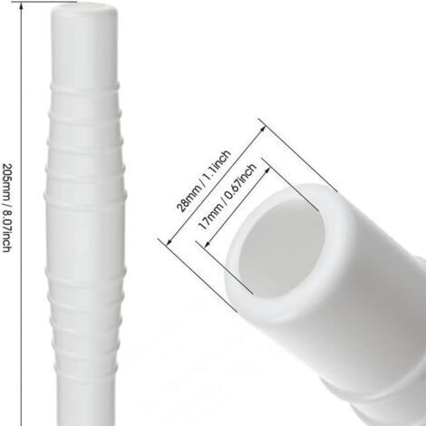 Raccord Universel pour Tuyau d'Aspiration 1.2"/1.5" (31-38mm) – Adaptateur Multifonction pour Nettoyage