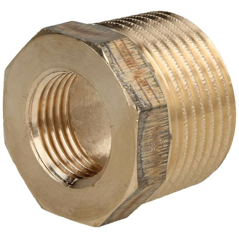 Raccord à visser laiton rouge réduction FM/FF 3" x 2 1/2"