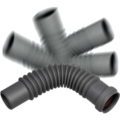 Raccord wc souple magicoude F/F D40, à emboîter (push-fit) pour évacuation Wirquin 79020001, gris