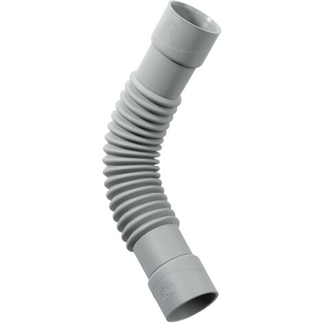 Raccord wc souple universel magicoude D40, à coller pour évacuation Wirquin 79008001, gris
