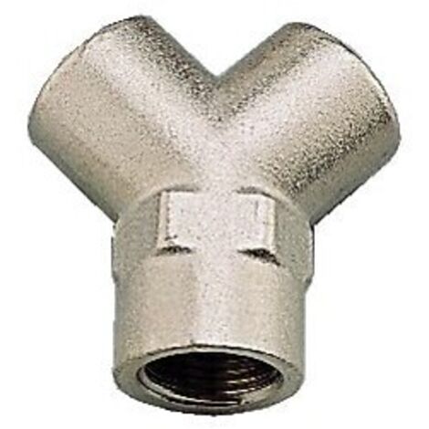 Raccord Y égal femelle. filetage femelle 1-4 pouce gaz - PREVOST