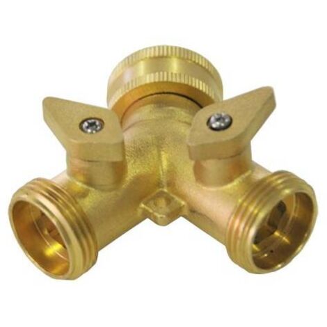 Raccord Y en laiton 3/4"