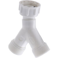 Raccord y plastique - femelle g 3/4 écrou mobile - double mâle g3/4 NOYON & THIEBAULT