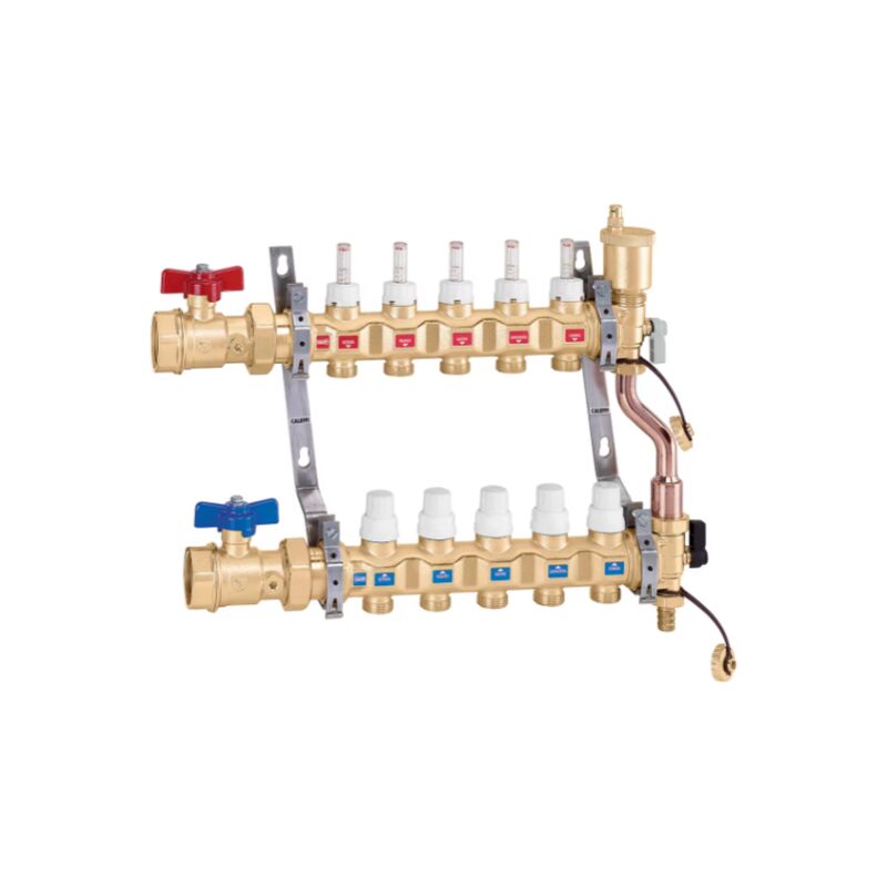 Raccordement collecteur prémonté 1 'f, 4 sorties 3/4' m Caleffi 6686D5S1 4 - 1' f