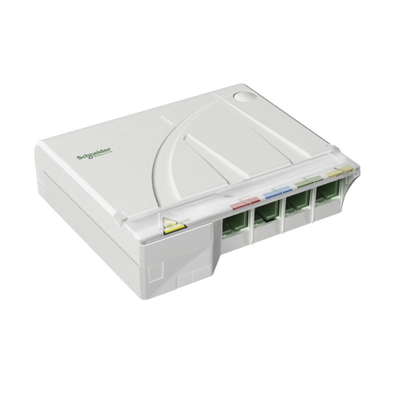 Dispositif terminaison intérieur optique schneider 4 traversées sc/apc VDIR326040