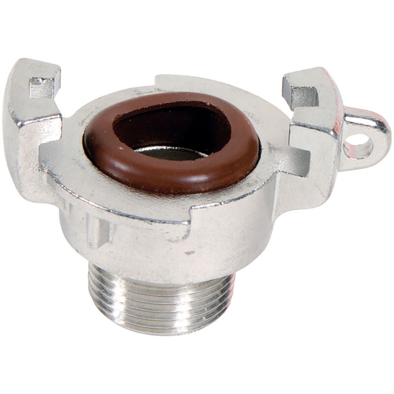 Raccord express inox en 1.4408 avec joint fkm Mâle 1/2' (15/21) Sferaco