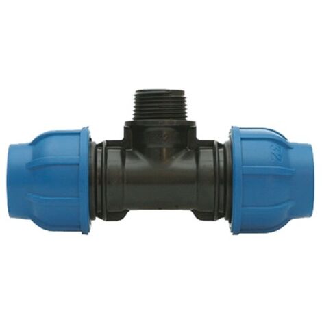 RACCORDI A COMPR."T"MM.16 FIL.M.1/2"-916