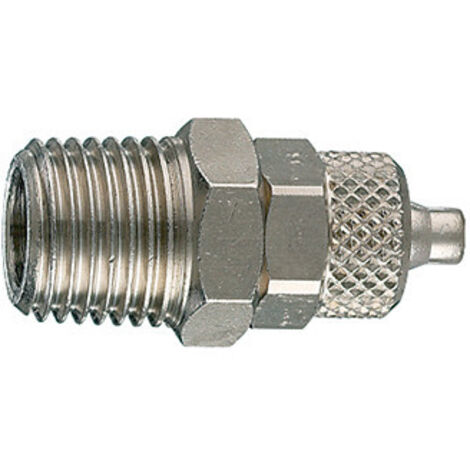 RACCORDI FISSAGGIO TUBO NYLON DI ESTREMITA' DRITTO 1/8" 1/4" 3/8" 1/2" 3/8" - 10x8