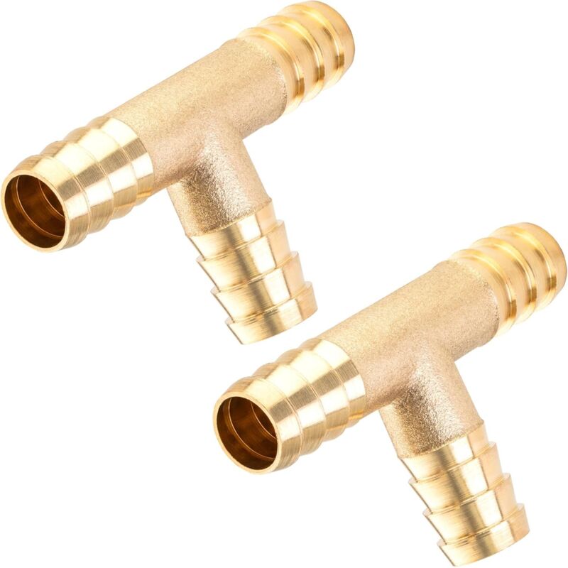 raccordi per tubi flessibili per aria compressa a T con ugello per aria compressa, ottone