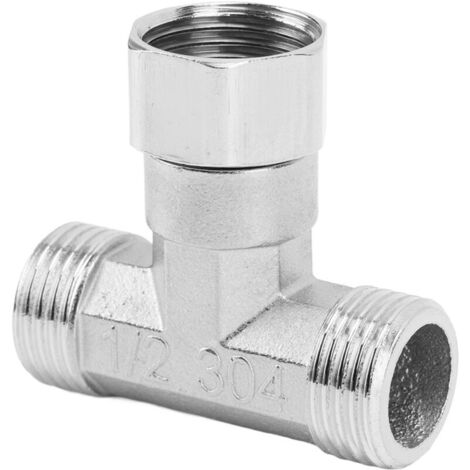 Raccordi per tubi in acciaio inox 304, con scatole di derivazione esistenti, resistenti ad alta pressione, ideali per riscaldamento ad acqua e a gas, adattatore per linea di tubi G1/2