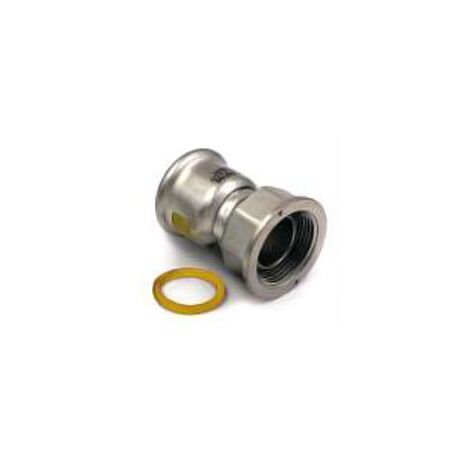 Raccordo 2 pezzi con dado folle ø18 x 1/2" GAS 183018102GD - -  RACCORDERIE METALLICHE - -