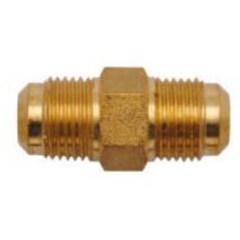 Raccordo 3/8"x3/8" SAE ottone diritto per tubi in rame 00000011331