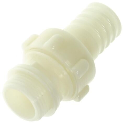 Raccordo a 3 pezzi diritto in nylon mm 25 x 1