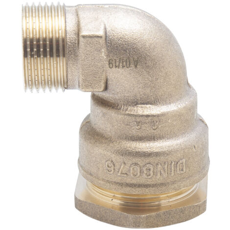 Raccordo a compressione 3-4 m angolato d25 ply
