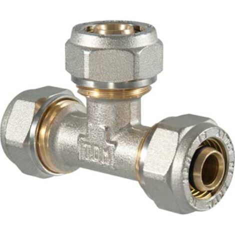 Raccordo a compressione a tee 16 x 16 x 16  T.d.m.