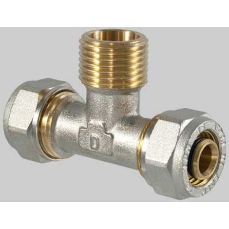 Raccordo a compressione a TEE Maschio - 20 x 3/4 x 20