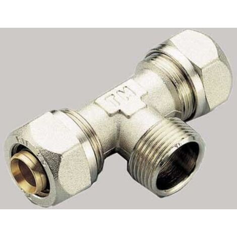 RACCORDO A COMPRESSIONE A TEE MASCHIO TIEMME - 32 x 1" x 32