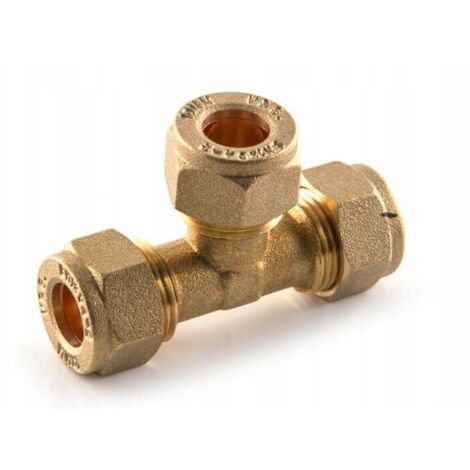 RACCORDO A COMPRESSIONE CONEX 15X15 MM PER TUBI IN RAME