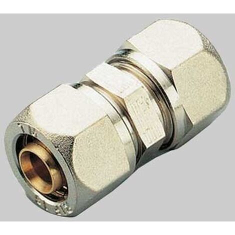 RACCORDO A COMPRESSIONE DIRITTO DOPPIO TIEMME - 32 x 32