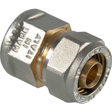Raccordo a compressione diritto femmina 16 x 1/2 T.d.m.