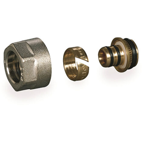 RACCORDO A COMPRESSIONE PER COLLETTORI- 17 x 2- ATON- pezzi 2