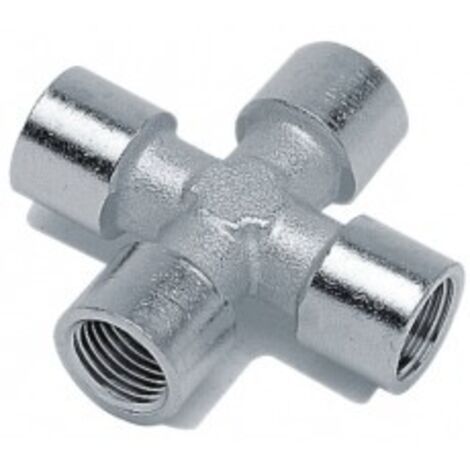 RACCORDO A CROCE FFFF 1/8" 1/4" 3/8" 1/2"  1/8"