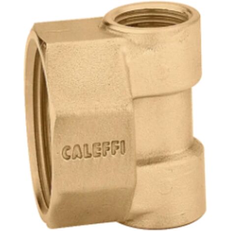 Raccordo a doppio attacco radiale 1 1/4"F x 1/2"F x 1/2"F Caleffi 599474 1 1/4"F x 1/2"F x 1/2"F